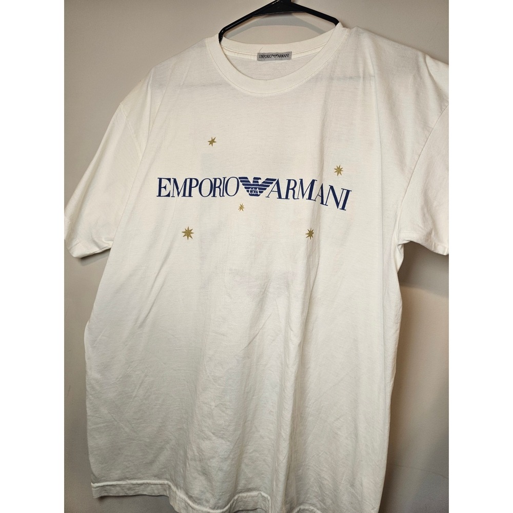 Emporio Armani Phoenix House Home for the Holidays Graphic T-Shirt White Large